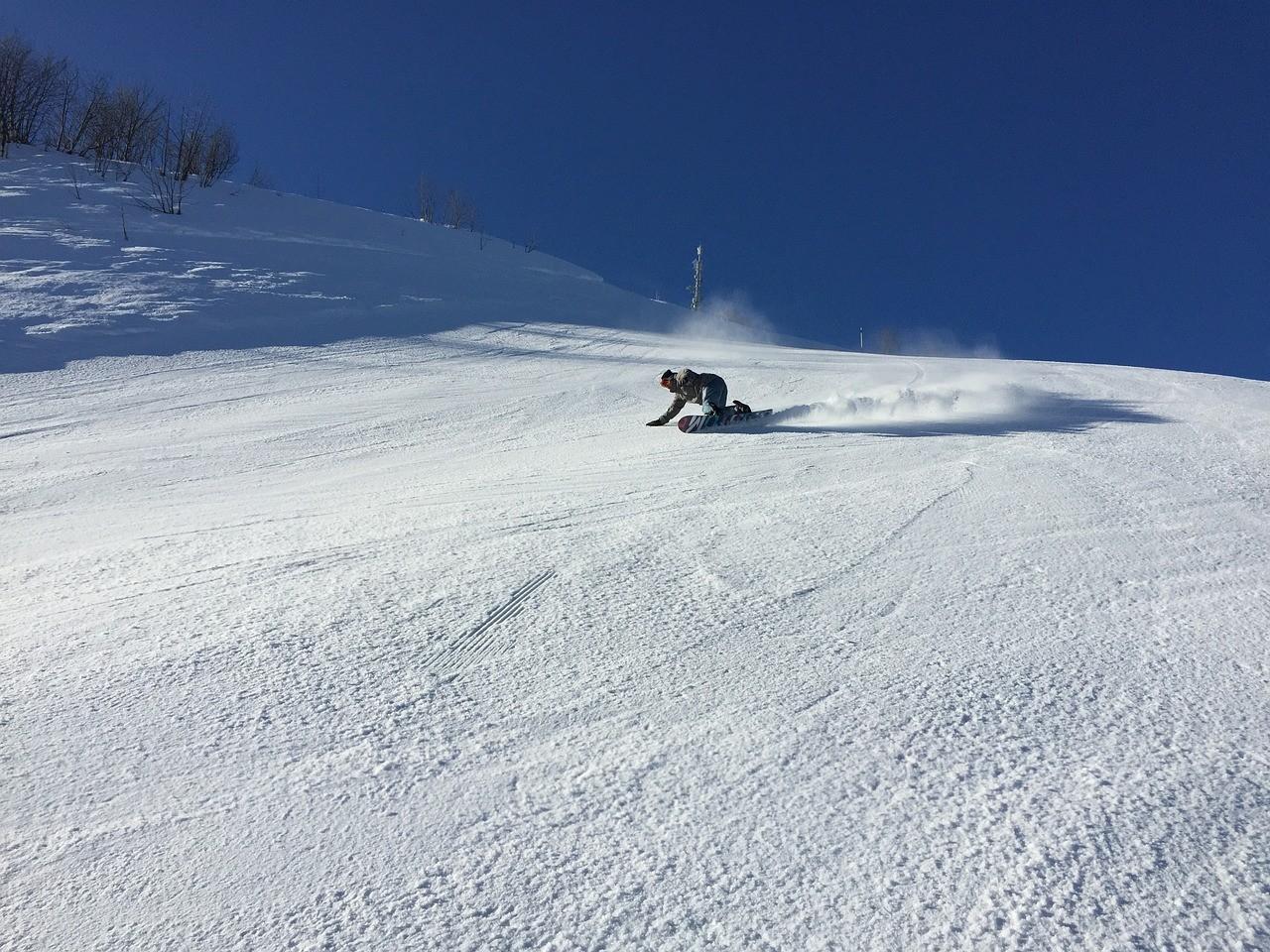 Man Snowboarding