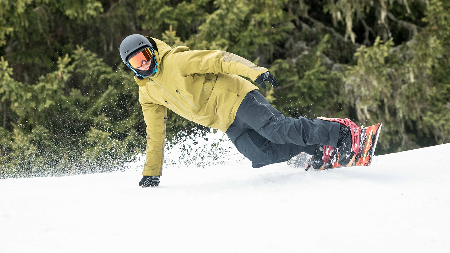 Man Snowboarding