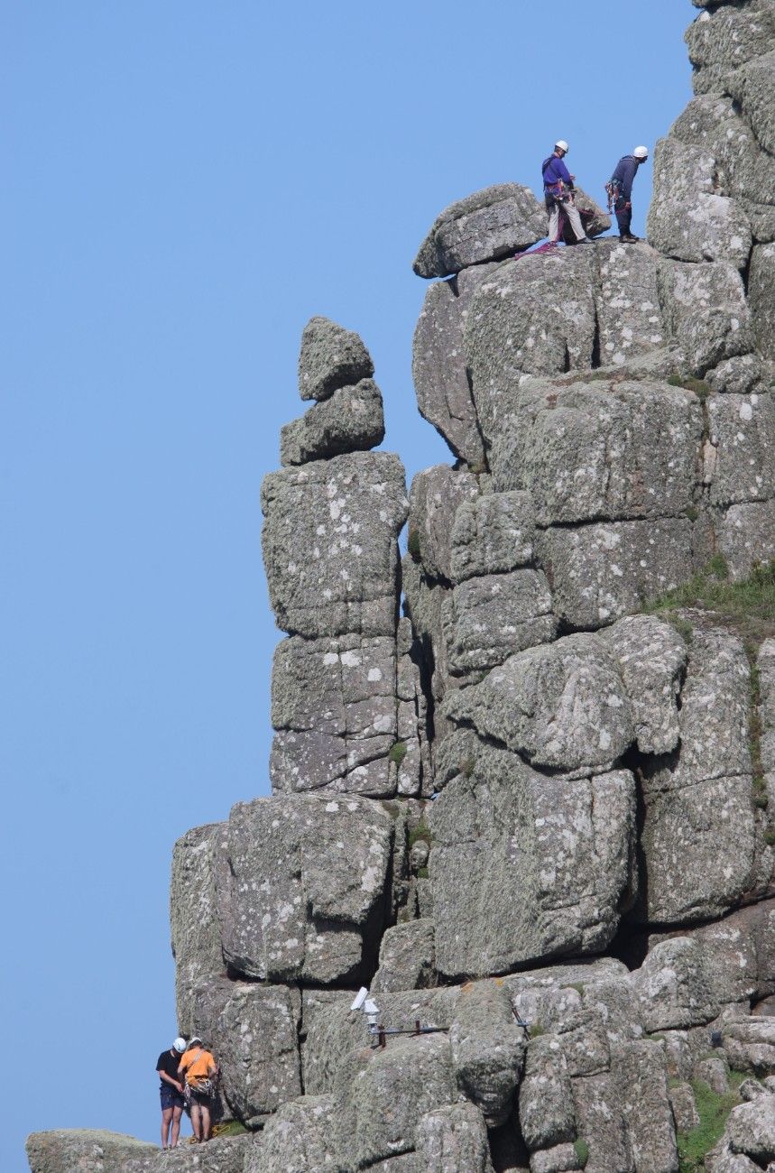 A climb at Land's End 