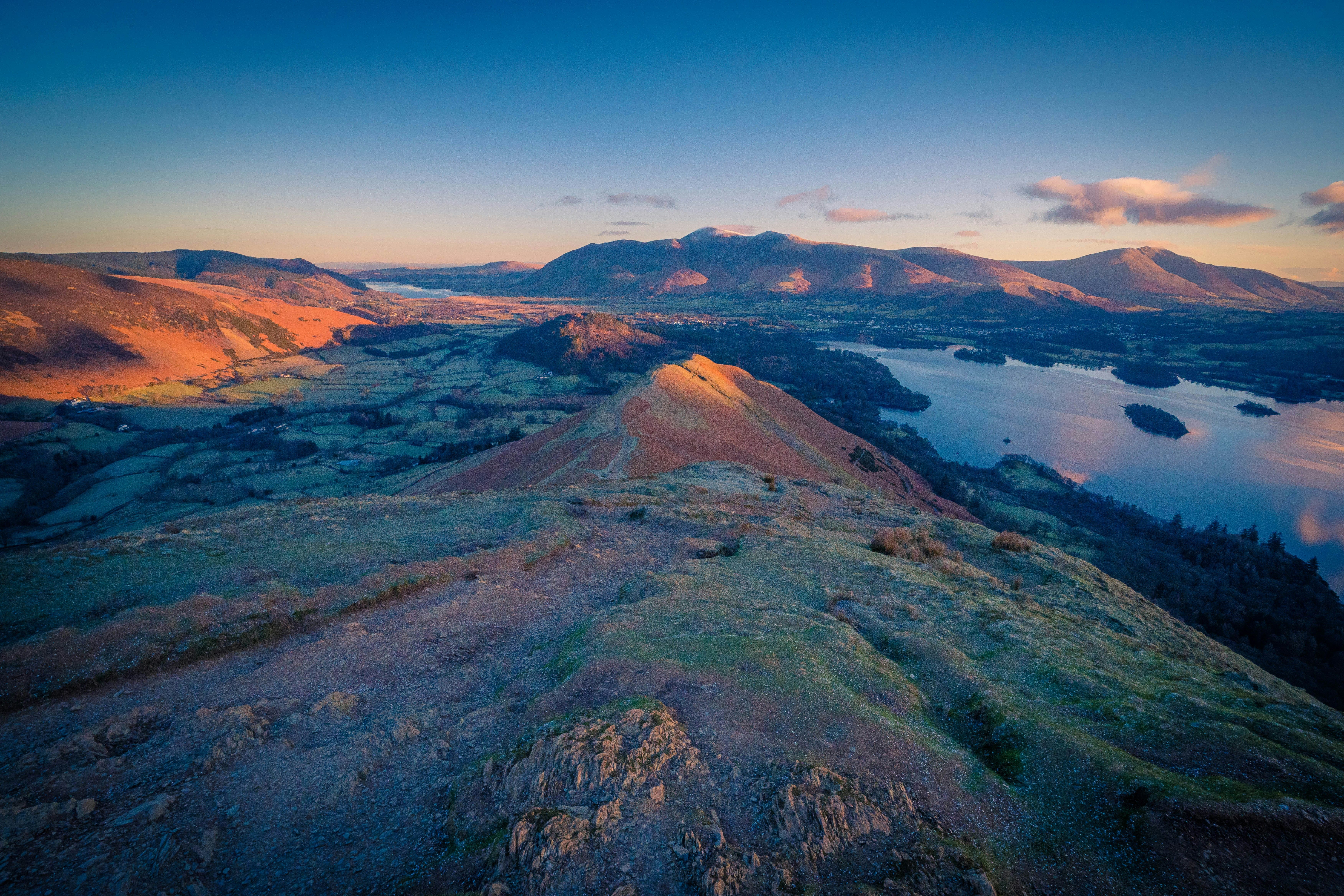 Catbells summit from the distance