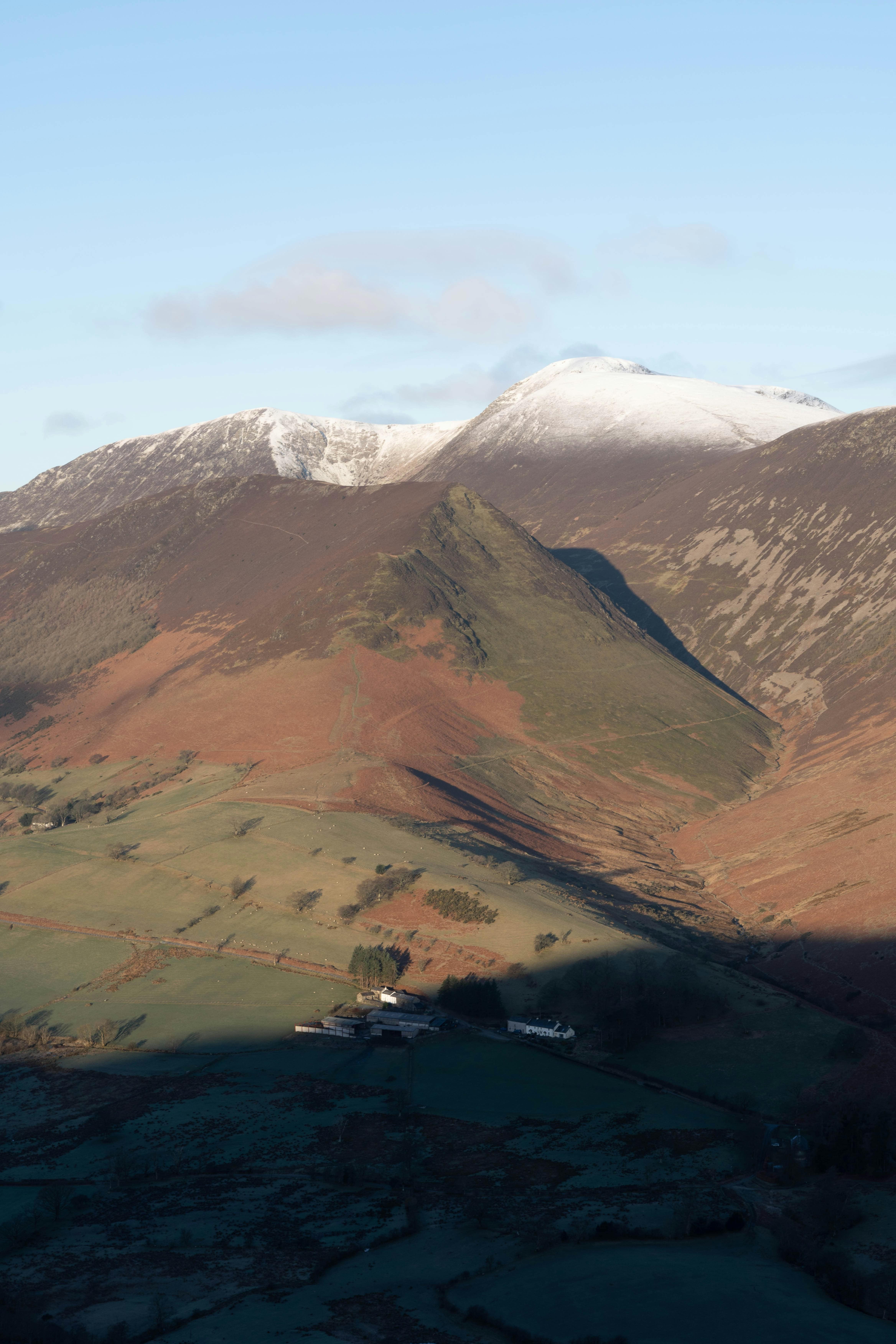 An image of Catbells with the other surrounding peaks 