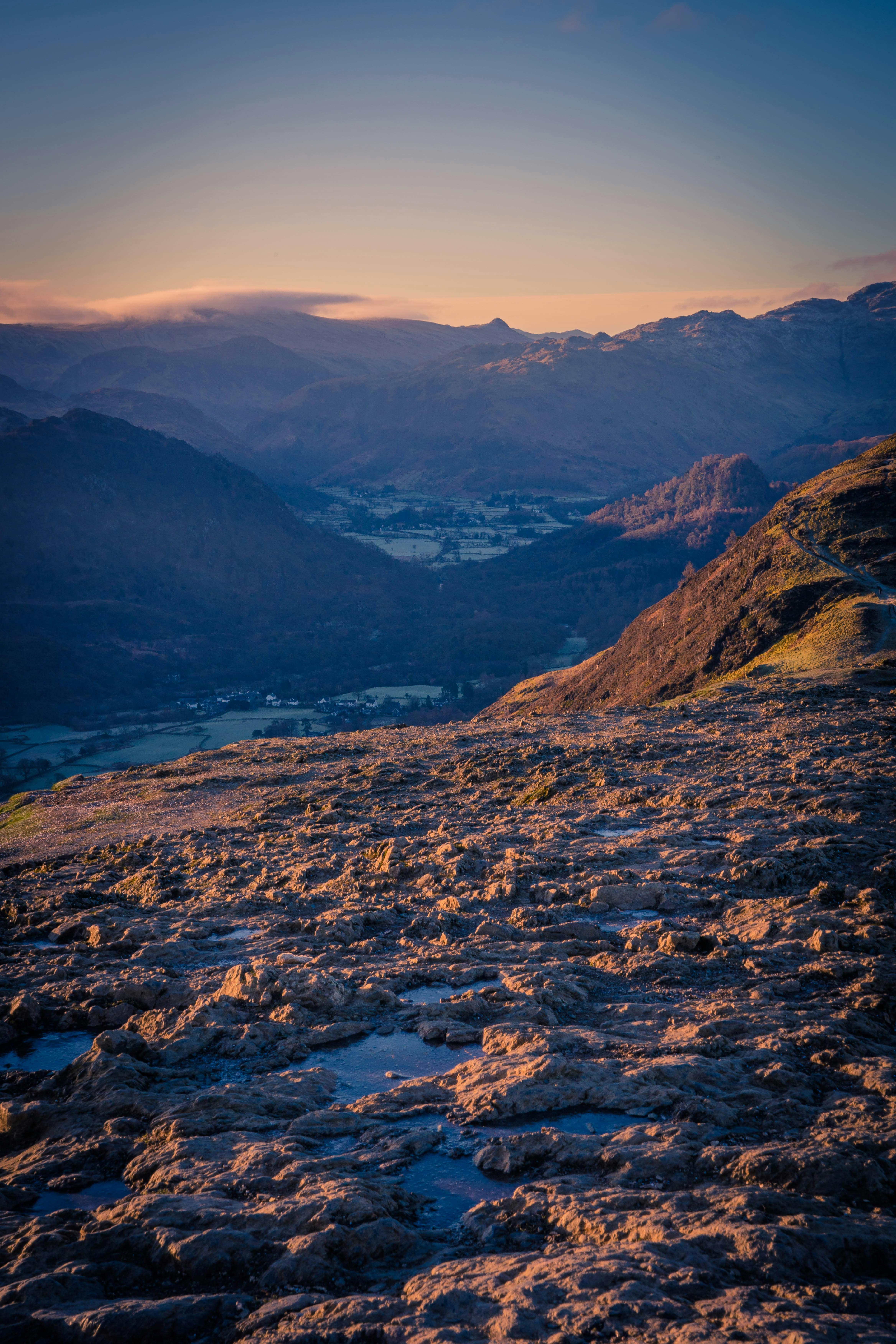 An image of the rocky surface of Catbells