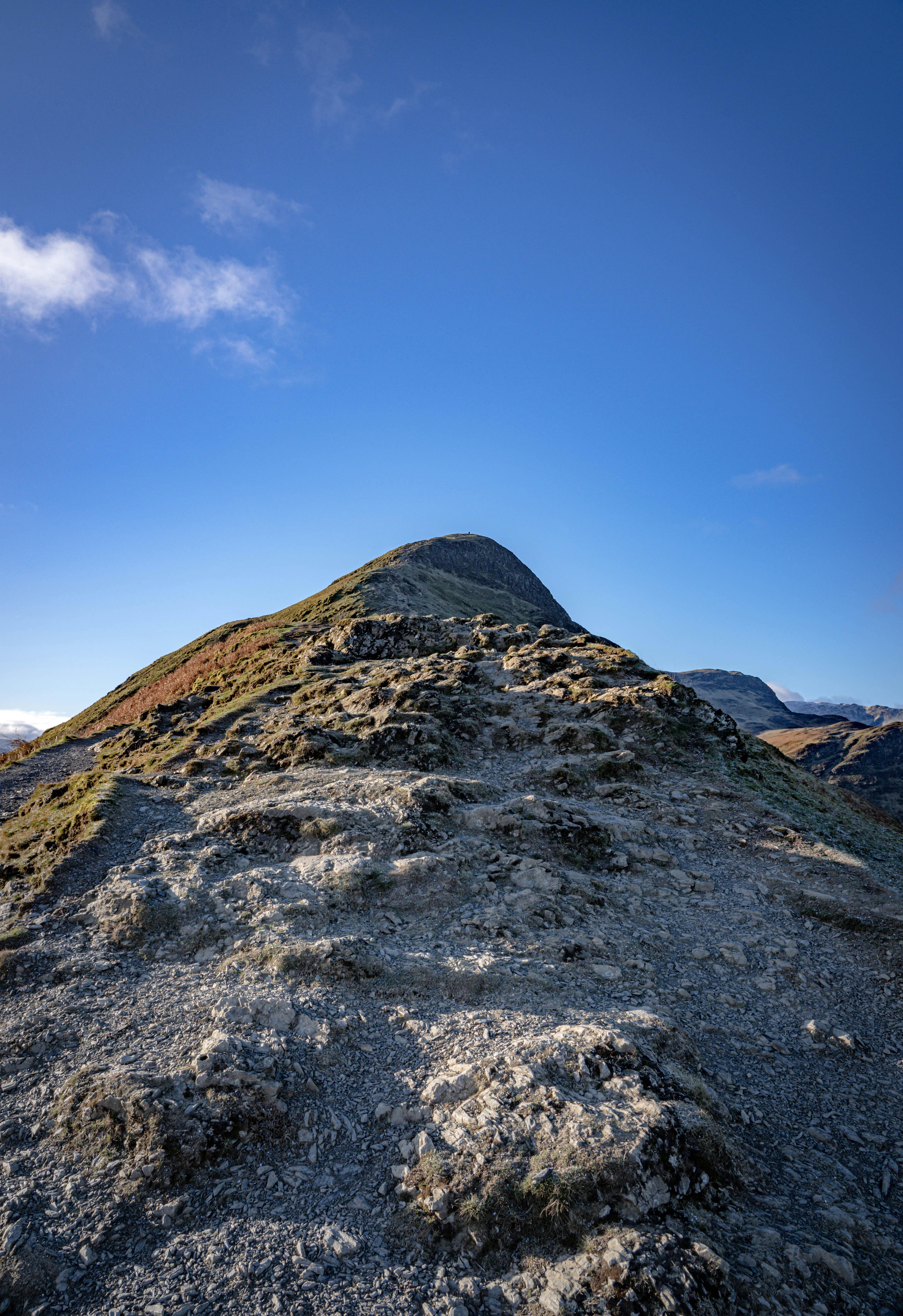 An image of the peak of Catbells 