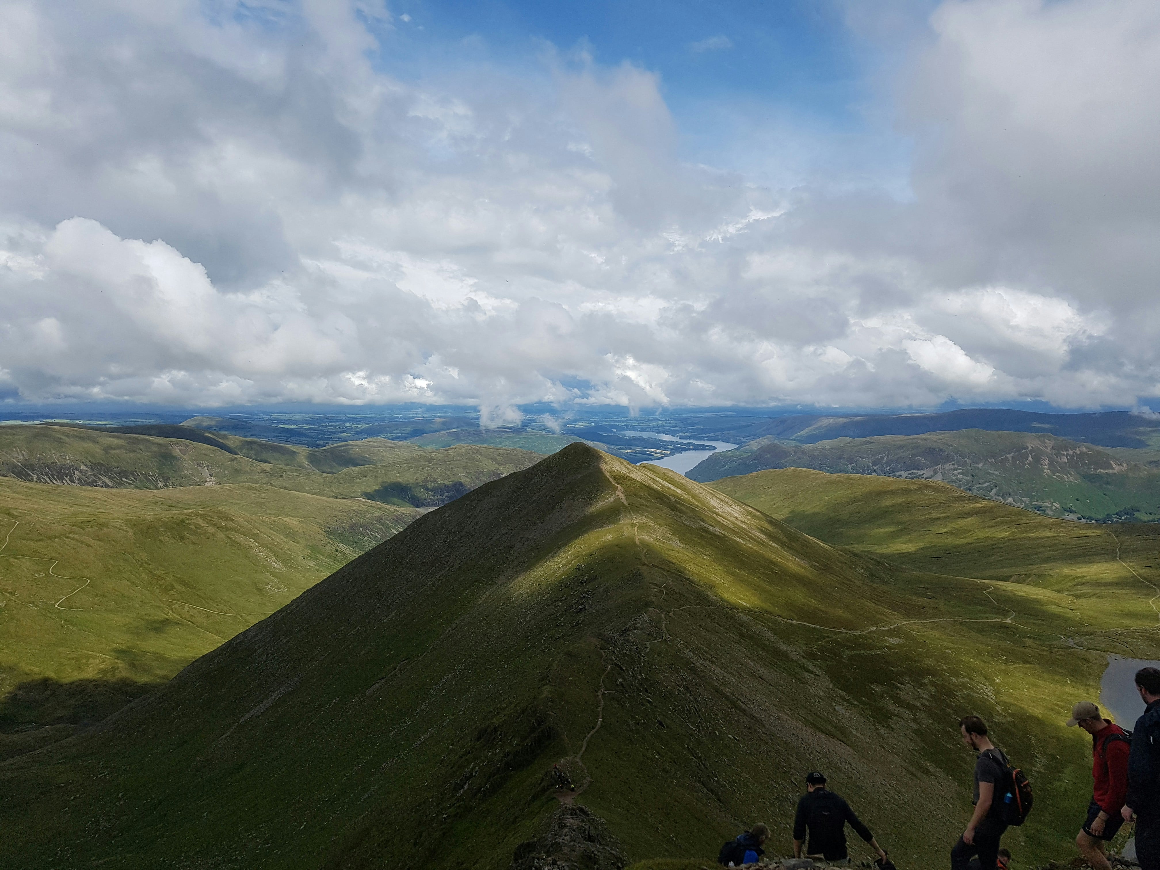 An image of Helvellyn's peak