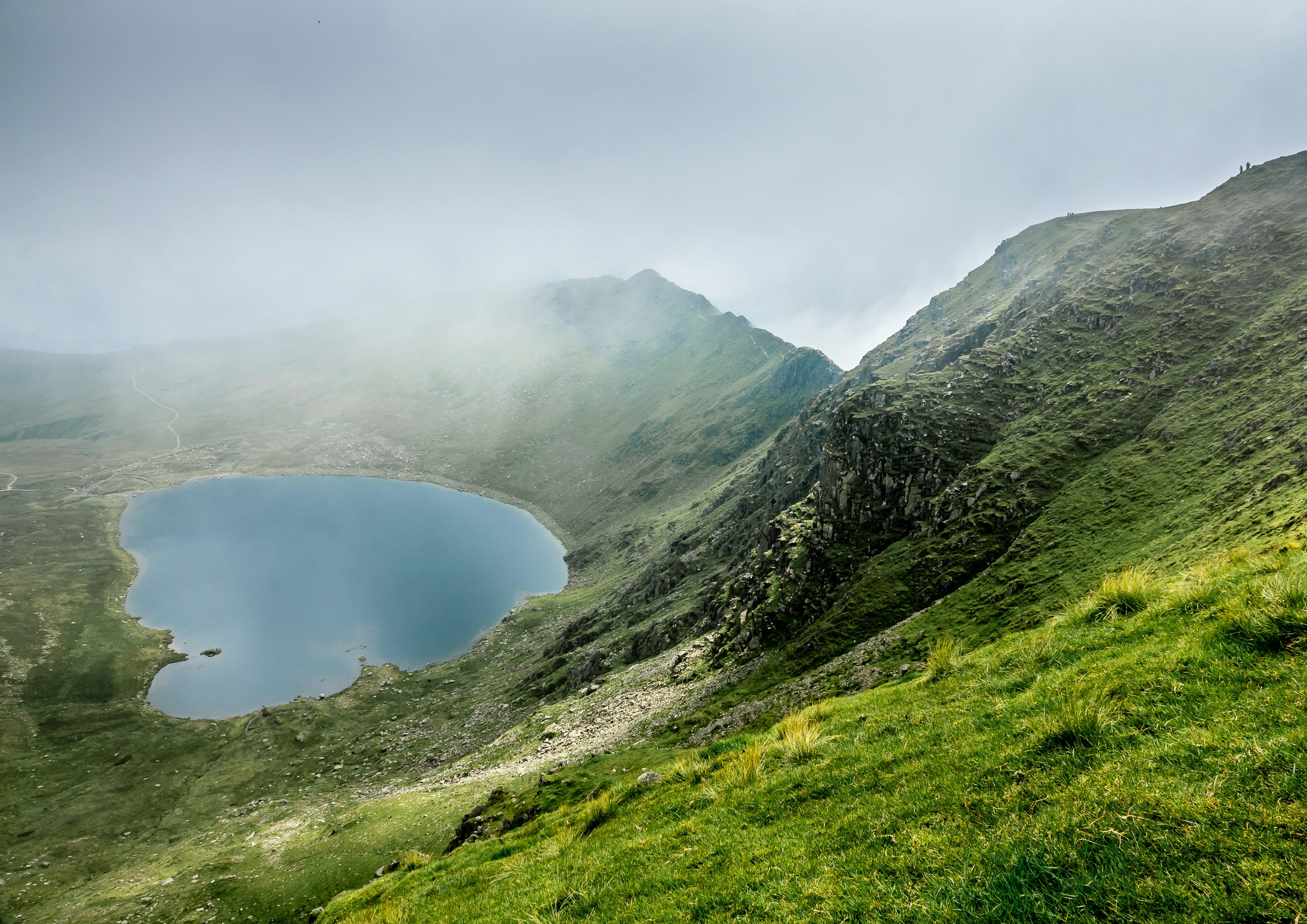 An image of a lake from Helvellyn