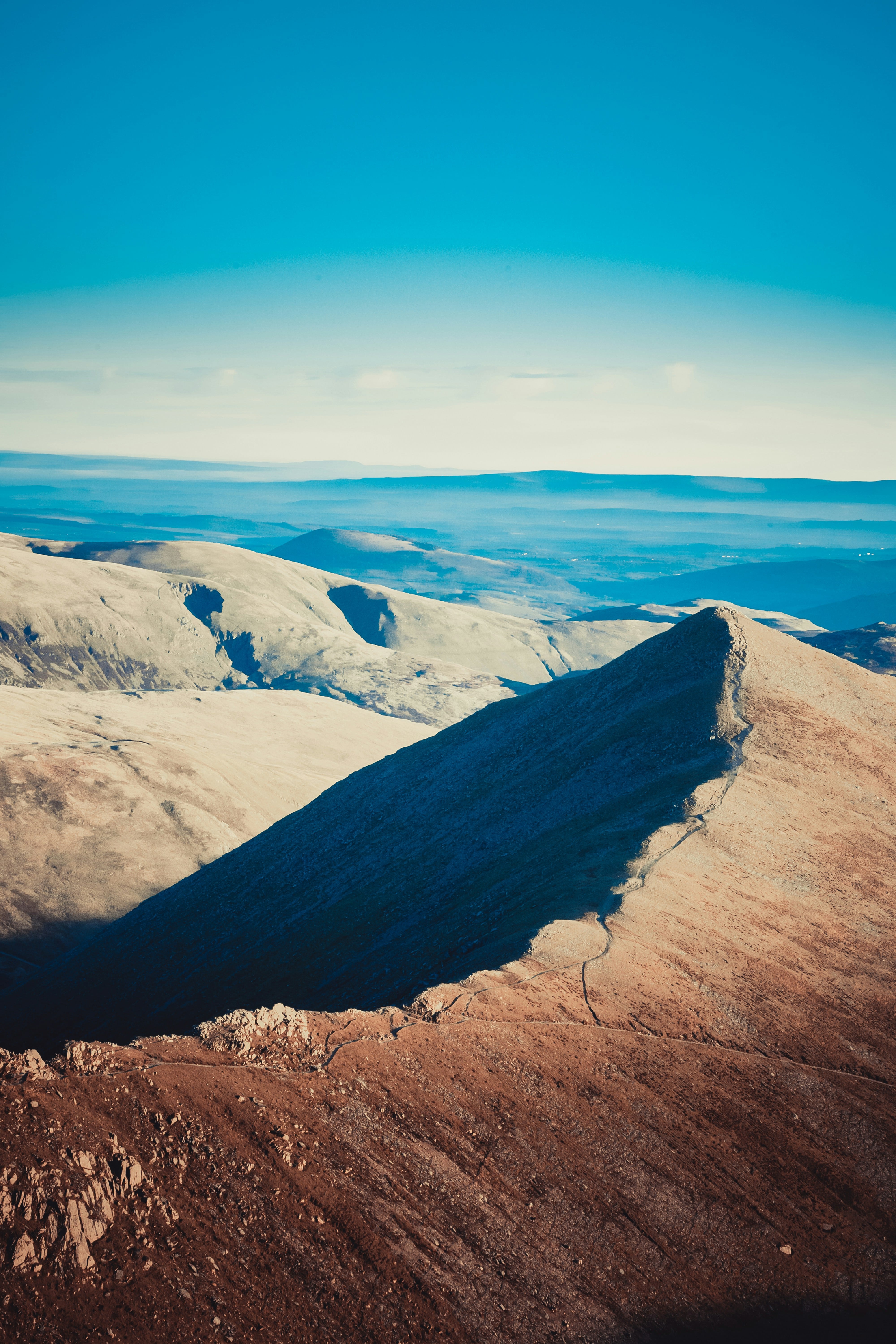 An image of a path over Helvellyn