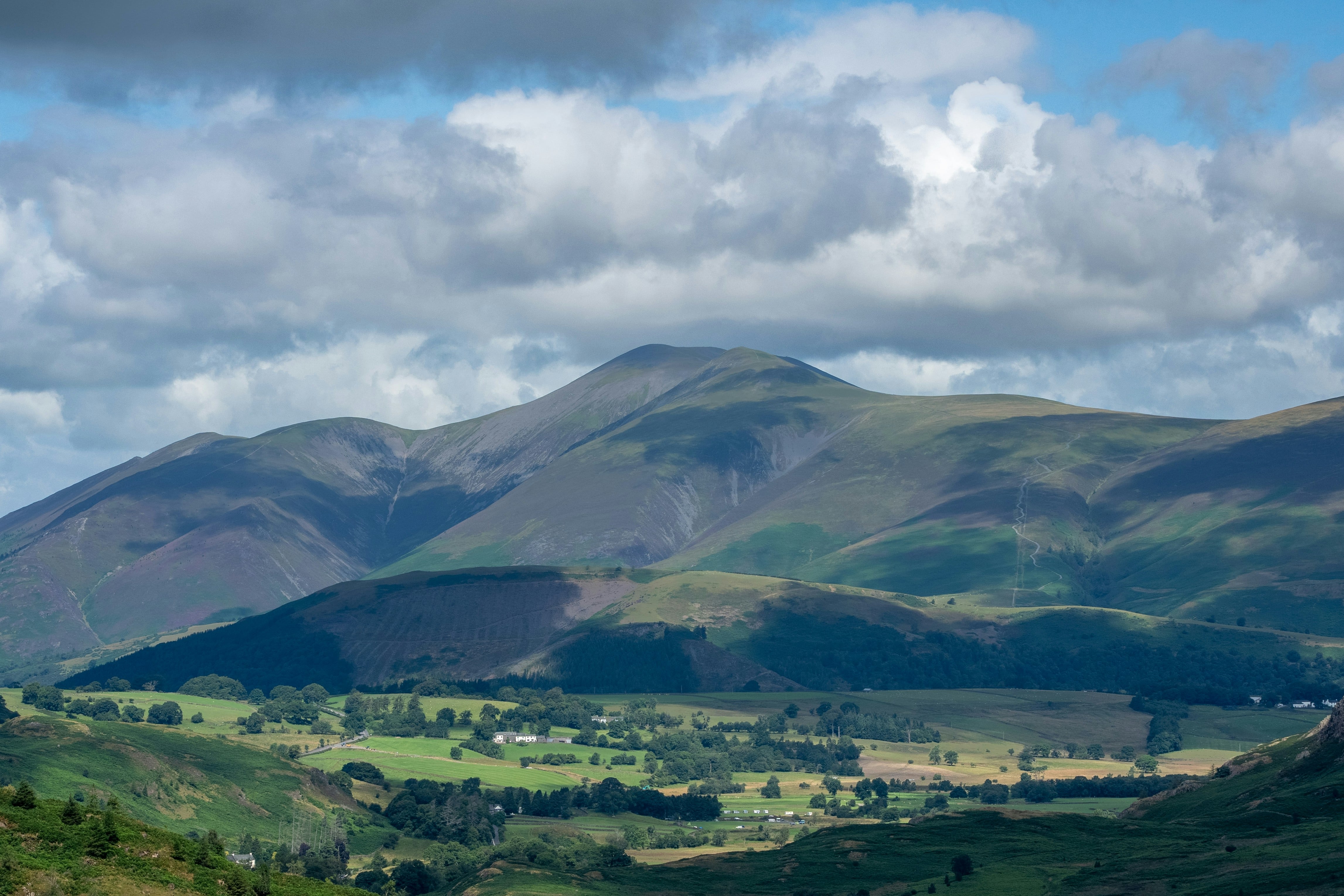 An image of Skiddaw from the distance 