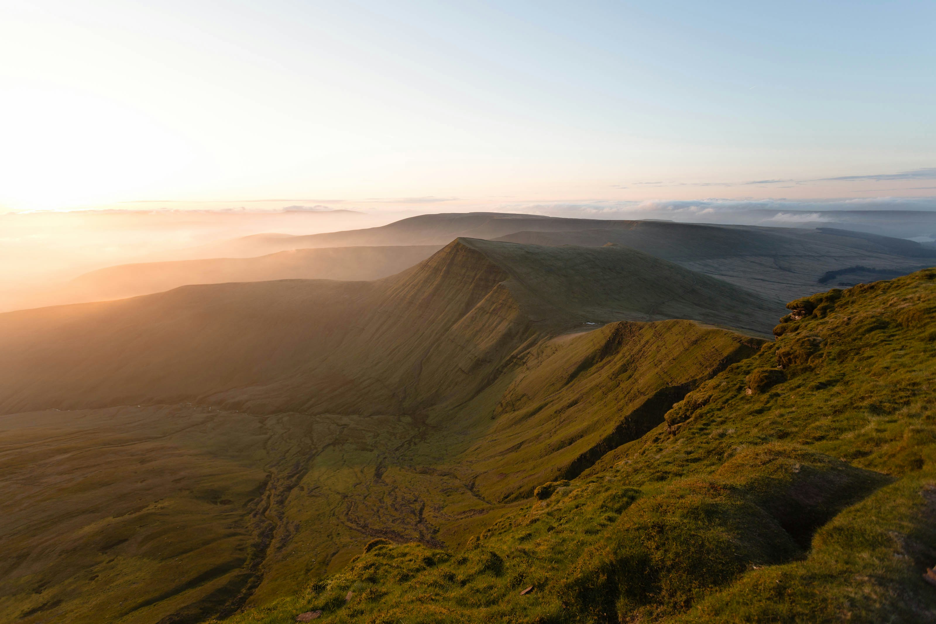 A photo taken of Pen Y Fan 