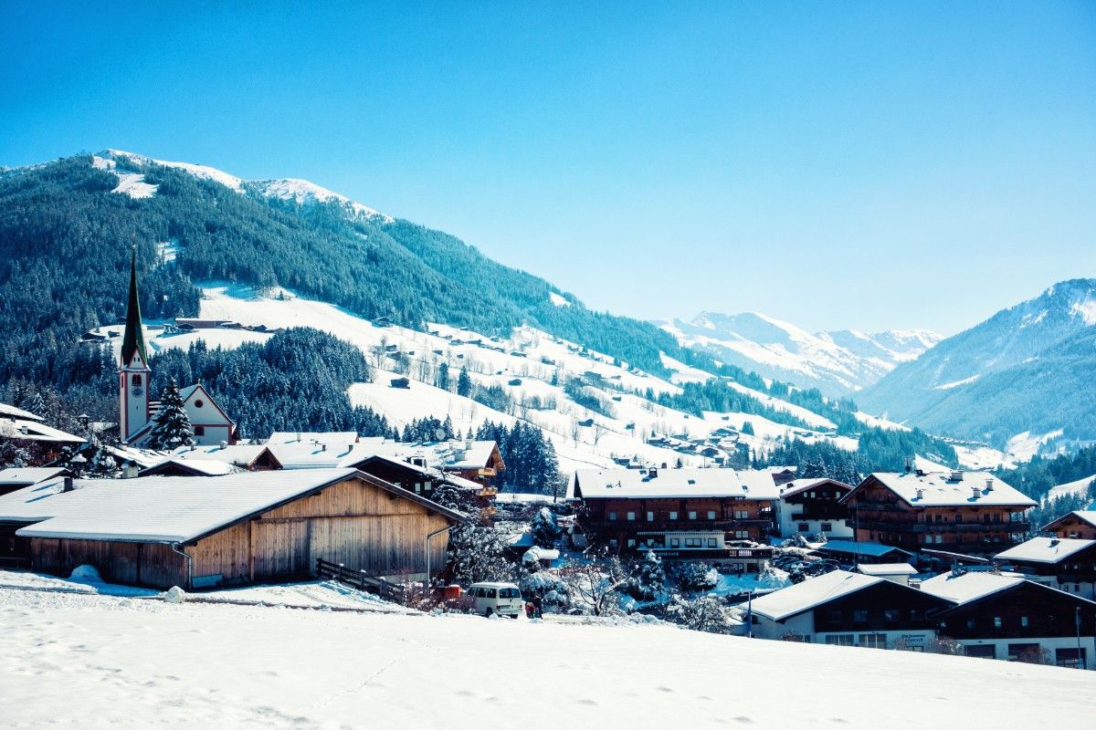 Alpbach ski resort, Austria 