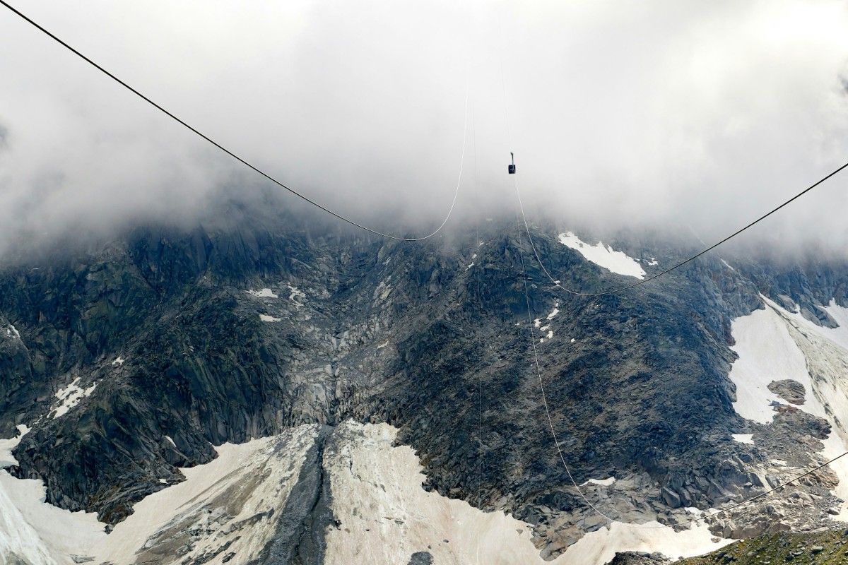 The gondola at Chamonix 