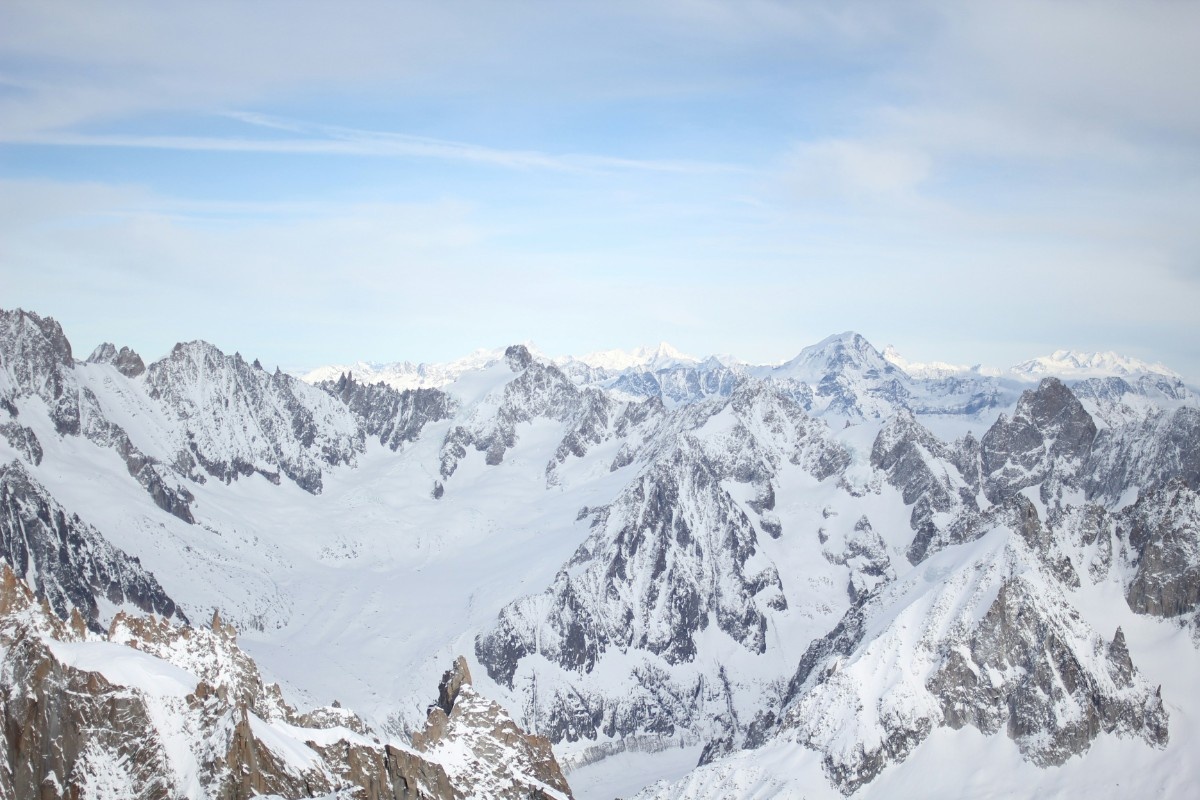 The French alps near Chamonix