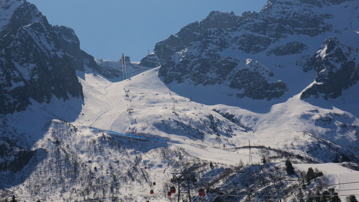 The Paradiso Pass in Passo Tonale Ski resort 