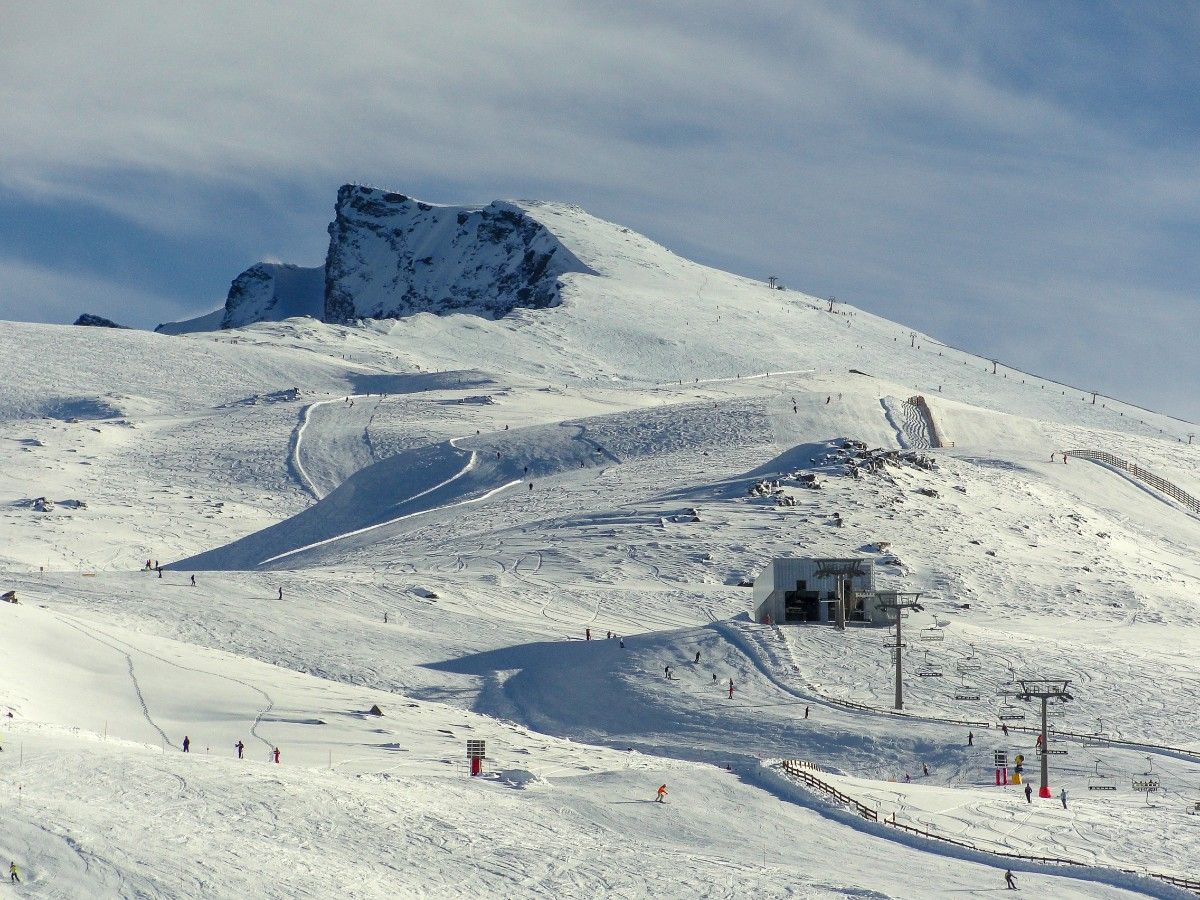 A piste in Sierra Nevada Ski Resort 