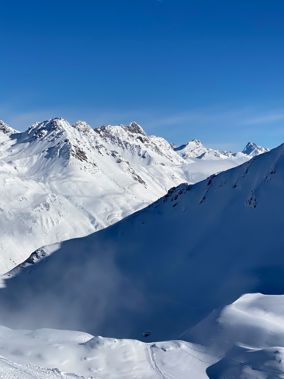 Backcountry skiing in St Anton