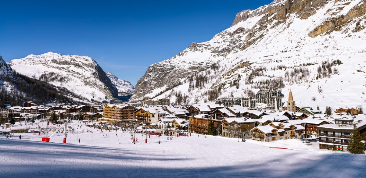 Val d'Isere ski resort 