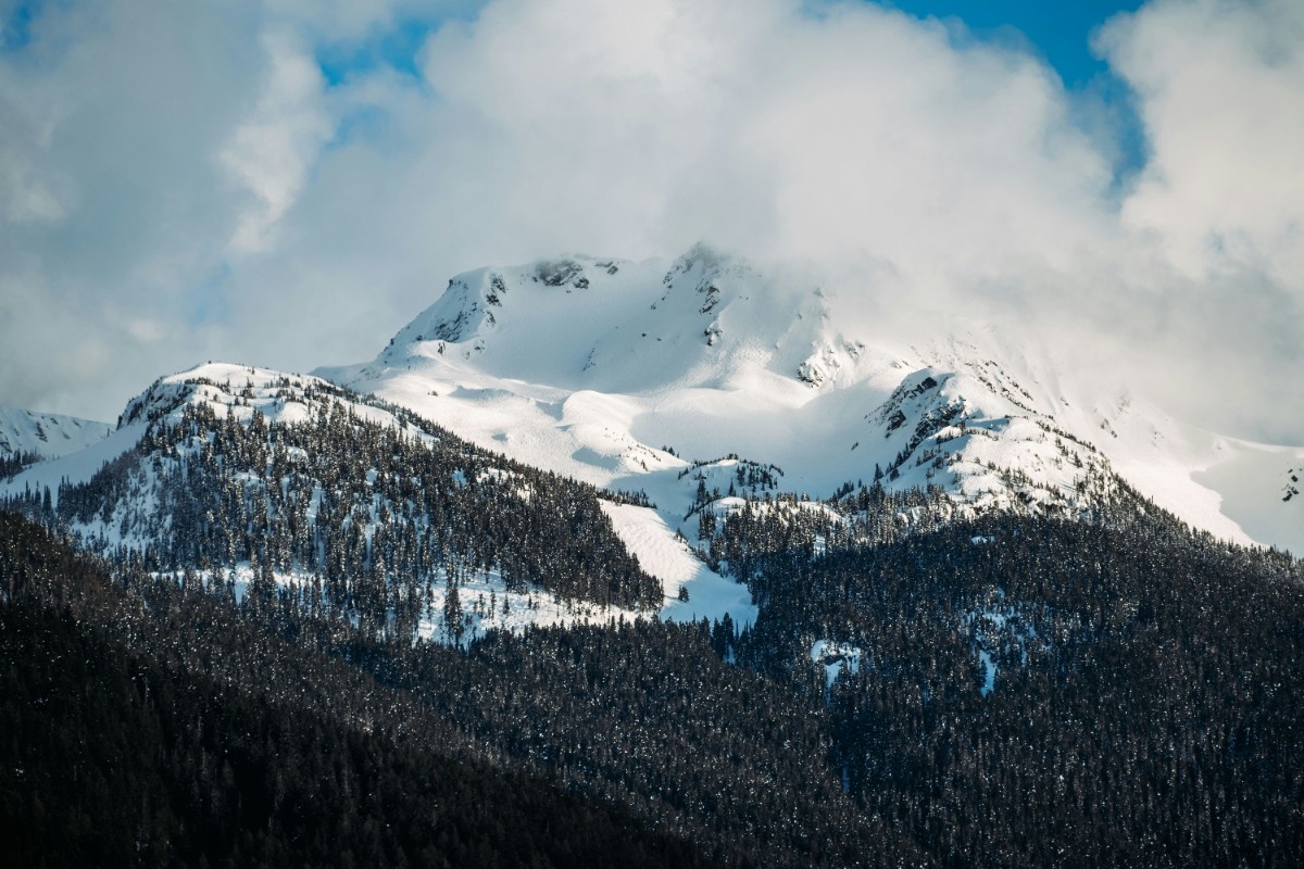 The mountains of Whistler Ski Resort