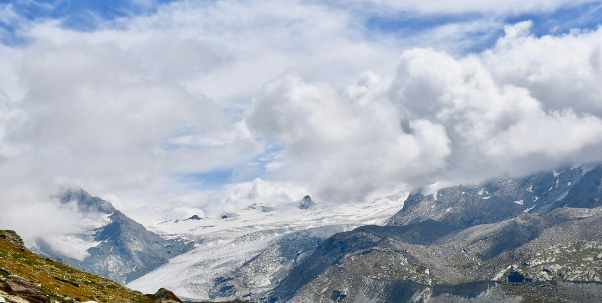 Views of the mountains in Zermatt 