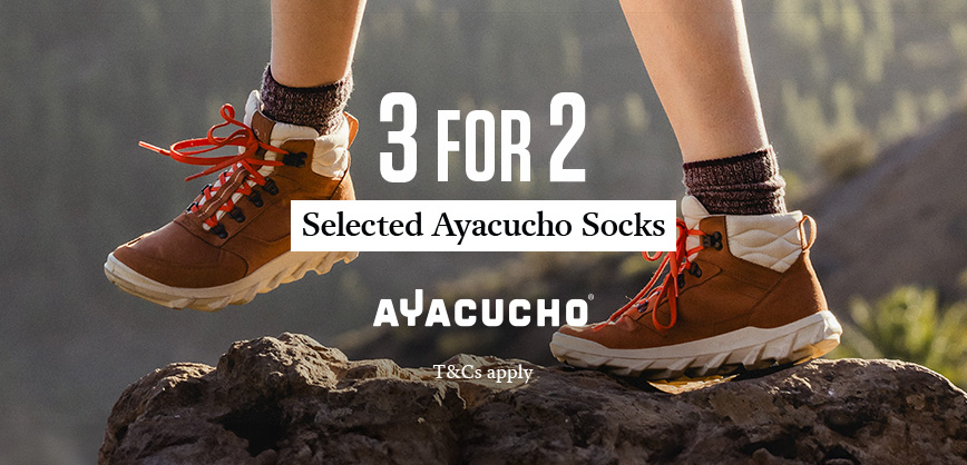 Shop 3 for 2 selected Ayacucho socks offer